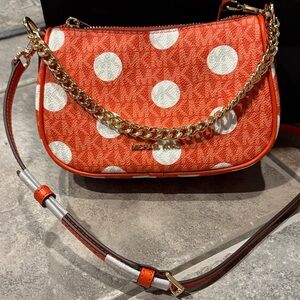 MICHAEL Michael Kors Carmella Polka Dot Crossbody Bag